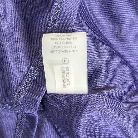 NWT Vince Camuto Navy White Polka Dot Bell Tulip Sleeve Shift Dress Women 10 - Picture 9 of 13